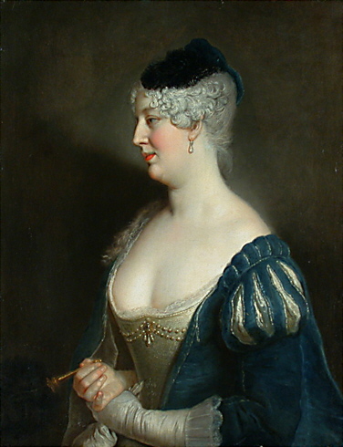 antoine pesne Portrait of Henriette von Zerbsten